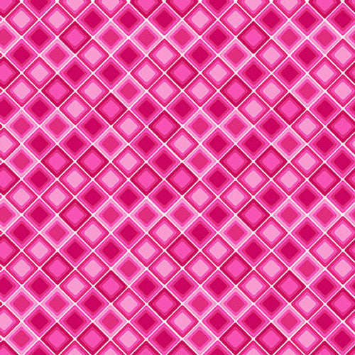 Square One Pink Tonal Square on the Bias 2478-22 HALF YARD Urban Essence Designs for Blank Quilting Corp.