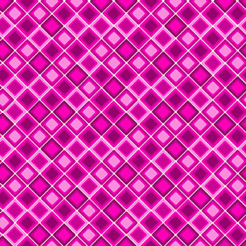 Square One Fuchsia Tonal Square on the Bias 2478-25 HALF YARD Urban Essence Designs for Blank Quilting Corp.