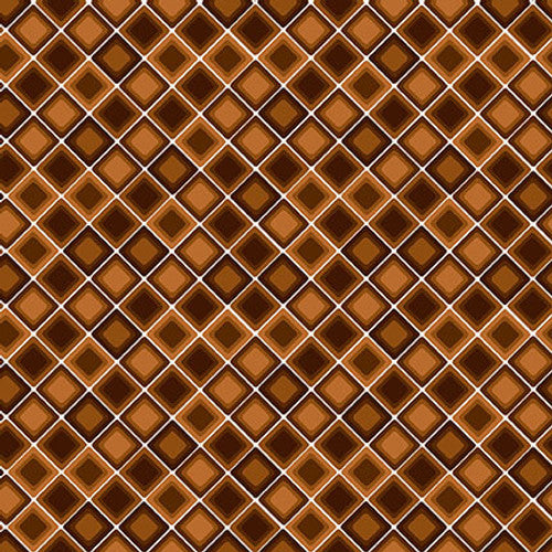 Square One- Fudge - Tonal Square on the Bias - 2478-39 FUDGE - HALF YARD - Urban Essence Designs for Blank Quilting Corp.