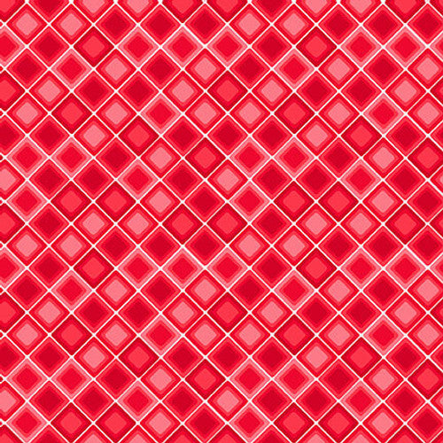 Square One Geranium Tonal Square on the Bias 2478-85 GERANIUM HALF YARD Urban Essence Designs for Blank Quilting Corp.