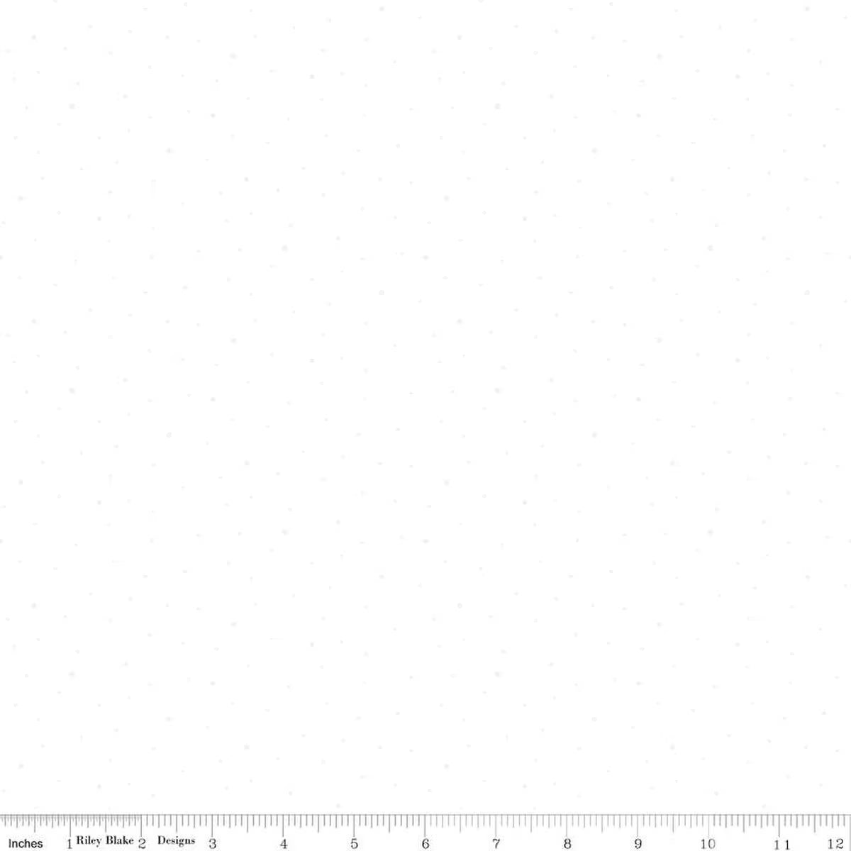 White fabric with small grey dots