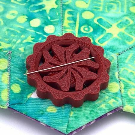 Red Needle Minder Size: 1-1/4in x 1-1/4in x 1/2in