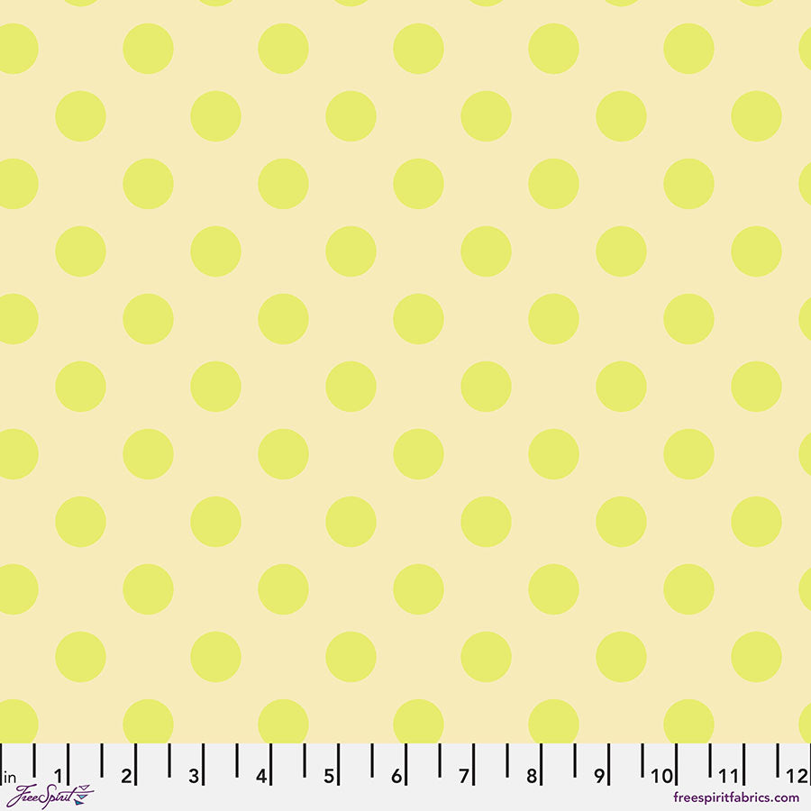 True Colors – Neon Pom Pom - Moon Beam - PWTP118.MOONBEAM - HALF YARD - Tula Pink for FreeSpirit