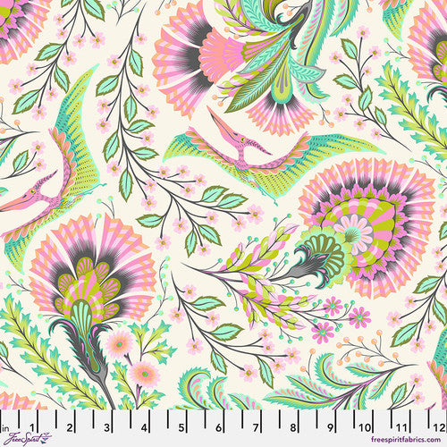 Roar – Wing It - Blush – PWTP225.BLUSH - HALF YARD - Tula Pink for FreeSpirit