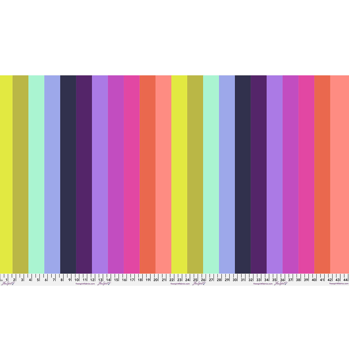 Color swatch with vertical stripes in various colors