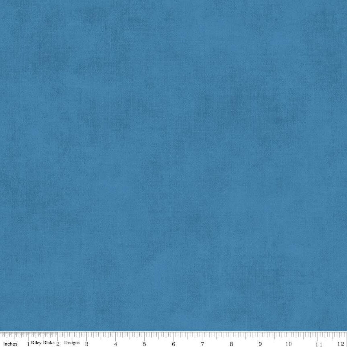 Solid blue fabric swatch