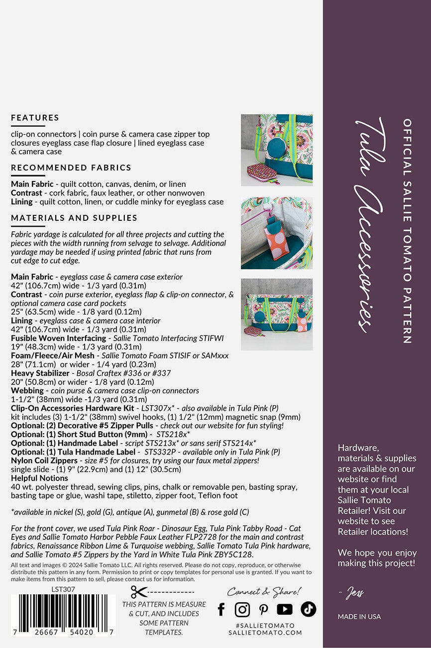 Tula Accessories Clip-On Pattern