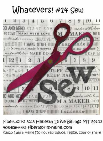 Whatevers! #14 Sew Collage Quilt Pattern