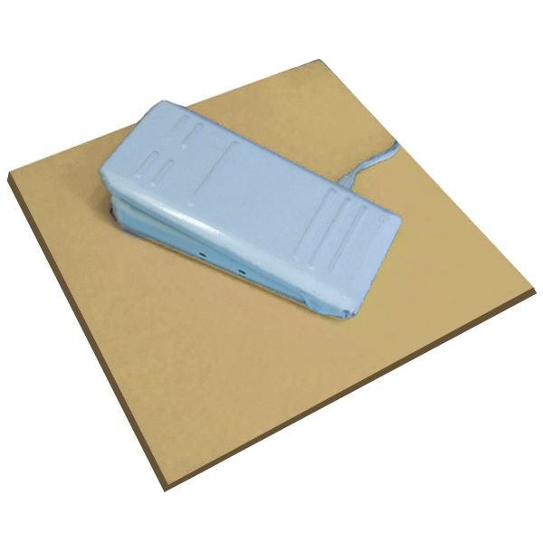 Martelli 9" x 9" Get-a-Grip footpad keeps your foot pedal firmly in place with the no-slip material. It will work with any flooring surface, including carpet, tile, and wood.