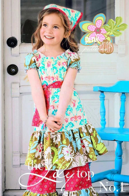 Clothes pattern size 6 months to 7 years