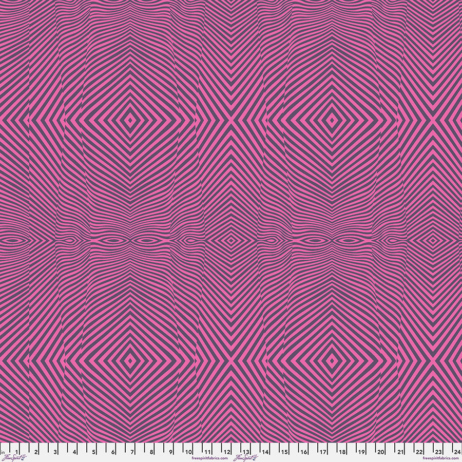 Moon Garden - Lazy Stripe - Dusk - PWTP022.DUSK - HALF YARD - Tula Pink for FreeSpirit