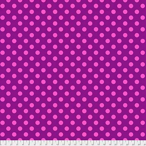 True Colors - Pom Pom- Foxglove - HALF YARD- PWTP118.FOXGL - FreeSpirit - Tula Pink