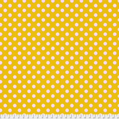 True Colors - Pom Pom- Marigold - HALF YARD- PWTP118.MARIG - FreeSpirit - Tula Pink