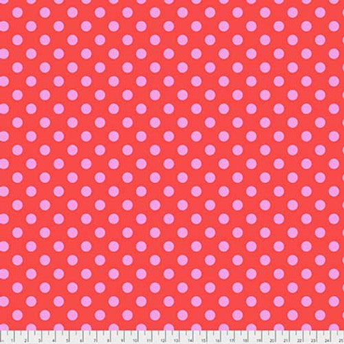True Colors - Pom Pom- POPPY - PWTP118.POPPY - HALF YARD - Tula Pink for FreeSpirit