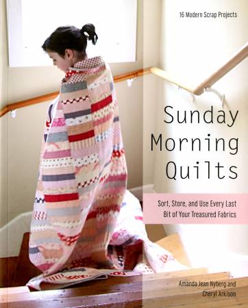 Get creative with 16 scrappy quilt projects which include piecing, appliqué, and improvisational work. Many ideas on how to adapt patterns for your own personal "Sunday morning" style, plus tips for effectively cutting, storing, and organizing your scraps.