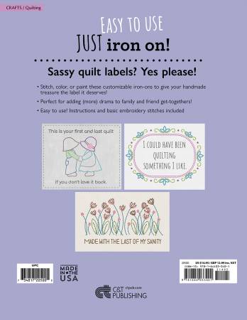 Sassy Sayings Iron-on Labels