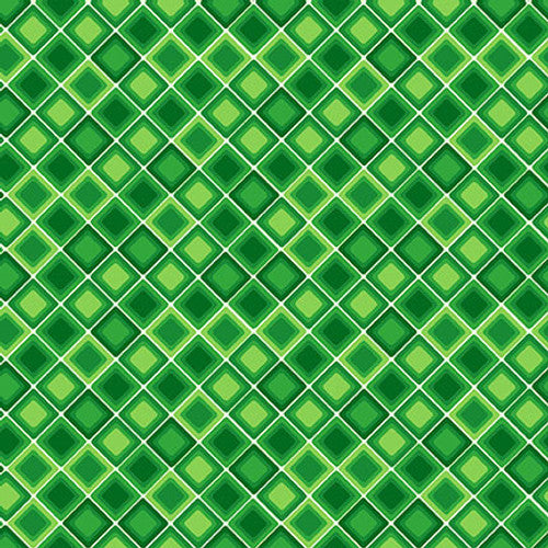 Square One Green Tonal Square on the Bias 2478-66 HALF YARD Urban Essence Designs for Blank Quilting Corp.