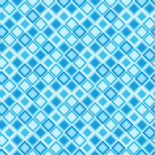 Square One- Sky - Tonal Square on the Bias - 2478-70 SKY - HALF YARD - Urban Essence Designs for Blank Quilting Corp.