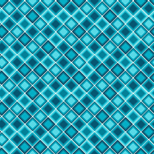 Square One- Ocean - Tonal Square on the Bias - 2478-74 OCEAN - HALF YARD - Urban Essence Designs for Blank Quilting Corp.