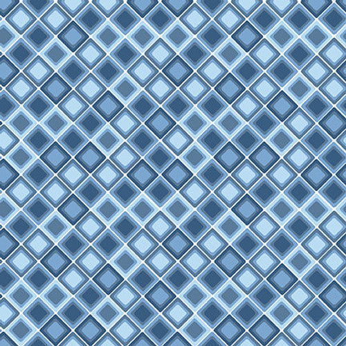 Square One- Slate - Tonal Square on the Bias - 2478-76 SLATE - HALF YARD - Urban Essence Designs for Blank Quilting Corp.