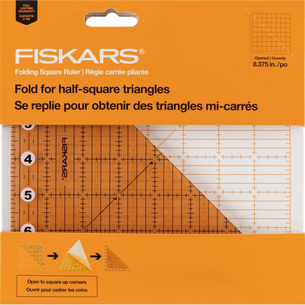 Fiskars Folding Square Ruler 8"X8"