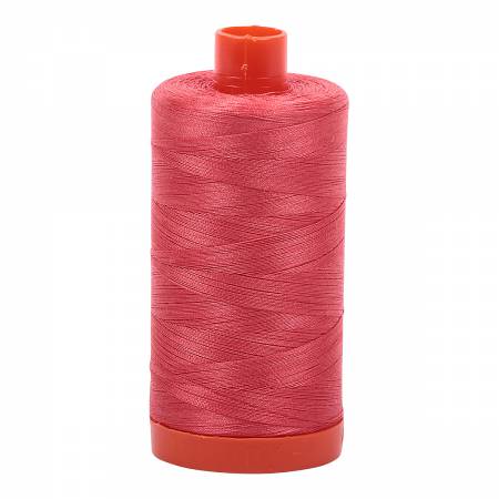 Aurifil Mako Cotton Thread Solid 50wt 1422yds #5002 Medium Red