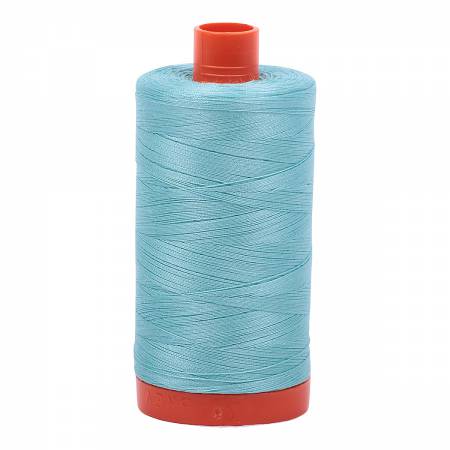 Aurifil Mako Cotton Thread Solid 50wt 1422yds #5006 Light Turquoise