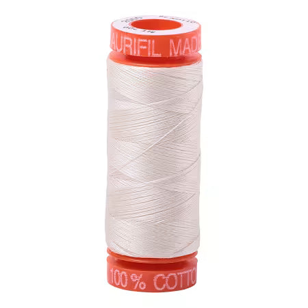 Aurifil Mako Cotton Thread Solid 50wt #2000 Light Sand