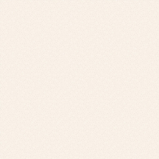 tiny buff dots scattered on cream background