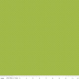 Green fabric with pindot patterns 