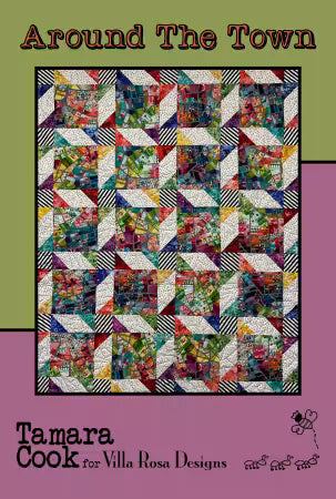 Quilt pattern postcard size