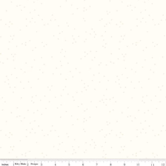  warm off-white background with a scattered pattern of tiny pale pink dots. markings.