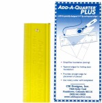 Add A-Quarter Ruler 6 inch Plus