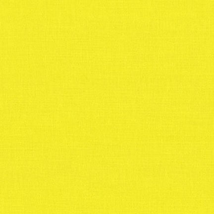 A solid bright yellow textured fabric 