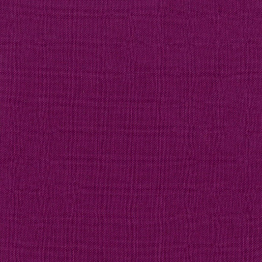 A close-up of a solid deep purple 