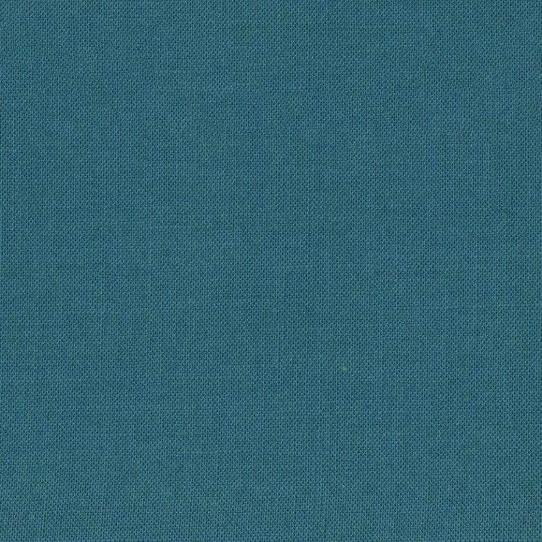A close-up of a teal blue-green woven fabric t
