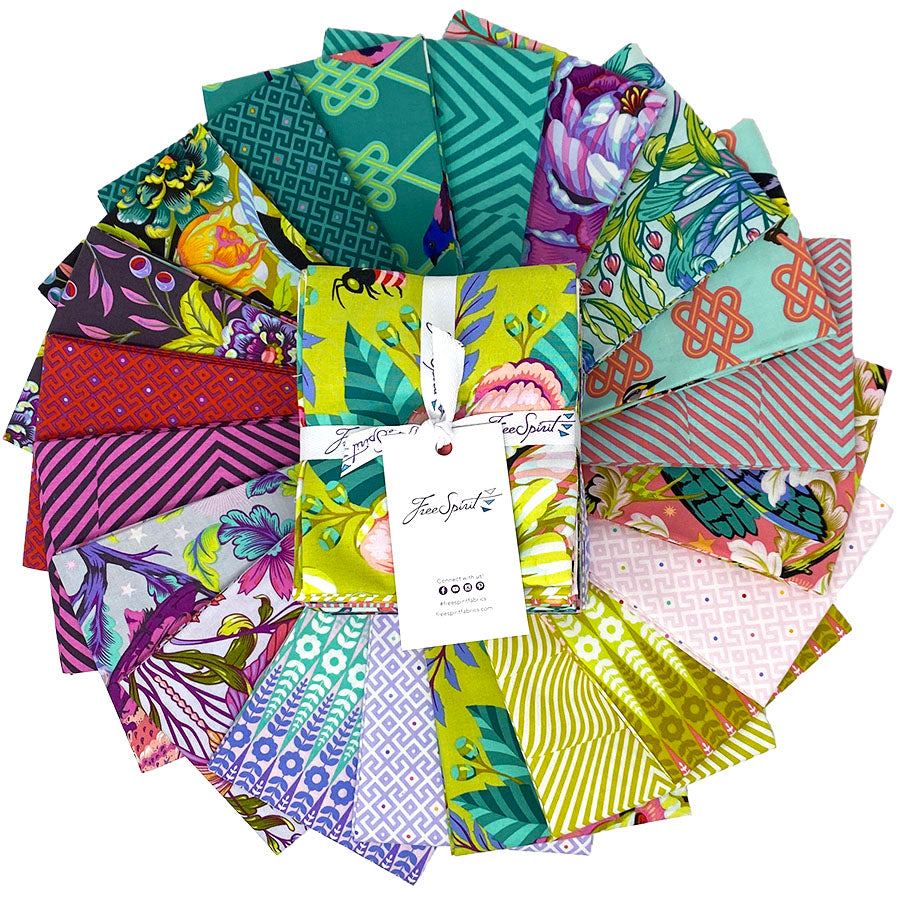 Moon Garden Fat Quarter Bundle - Tula Pink for Free Spirit - 20 Fat Quarters