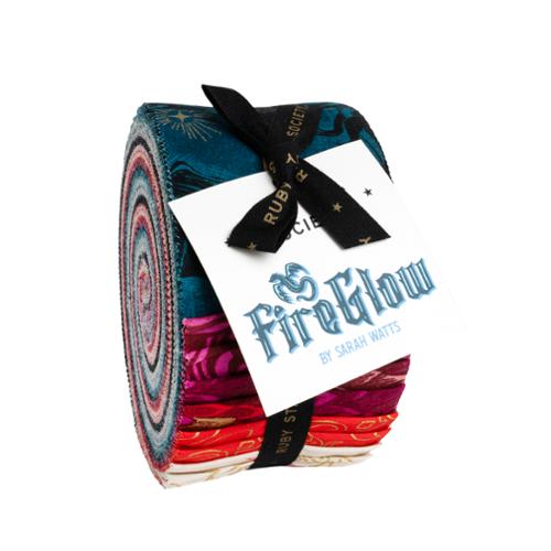 Fireglow fabric roll with 42 strips