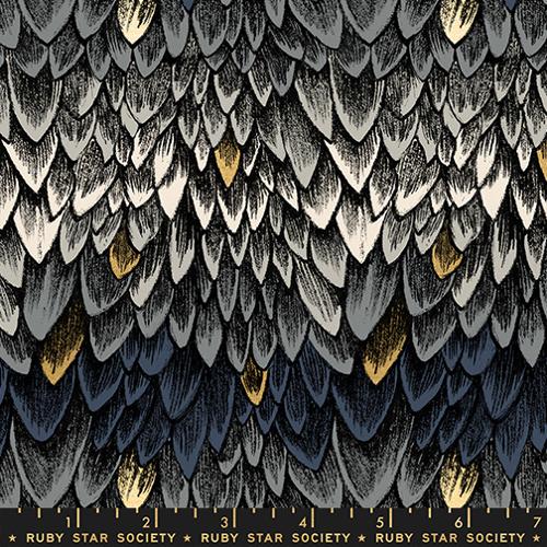 dragon scale design  with grey, blue and beige coloring
