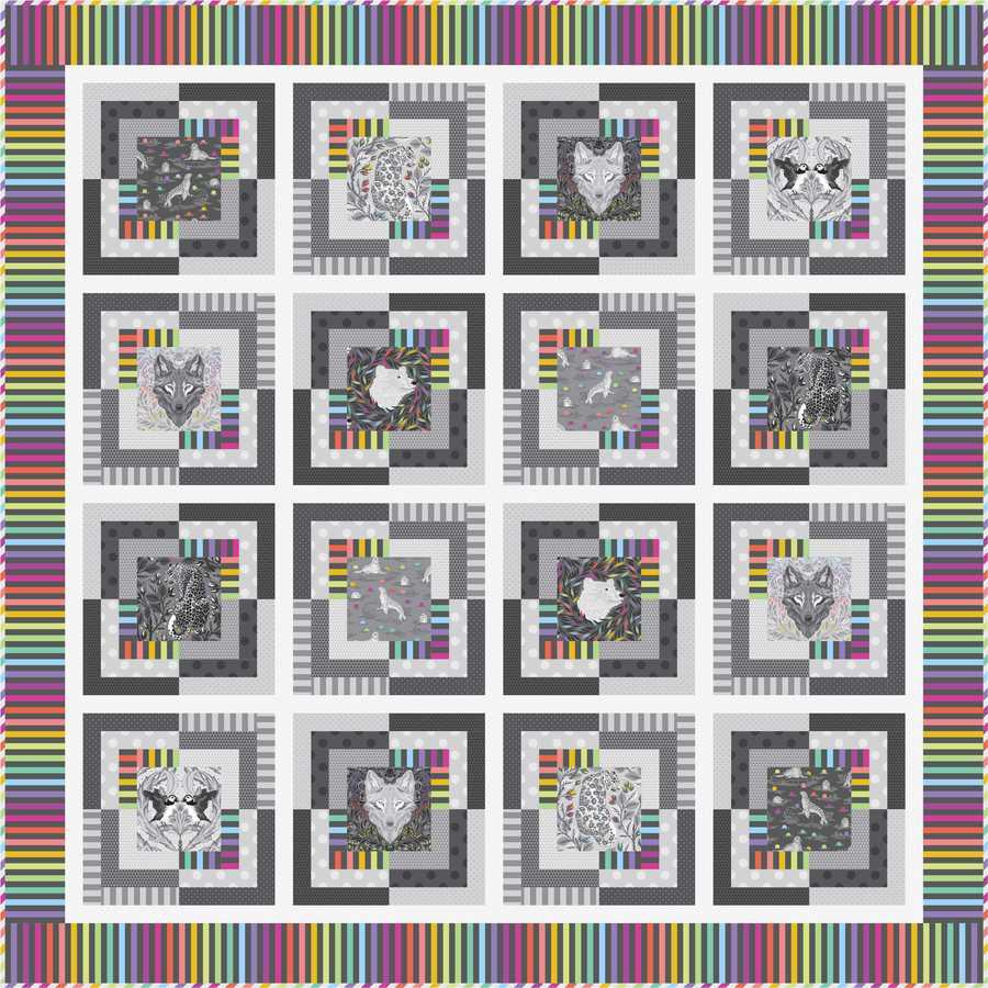 Tula Pink Cool Vibrations