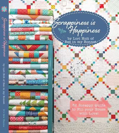 book with 32 scrappy quilt patterns and reference charts