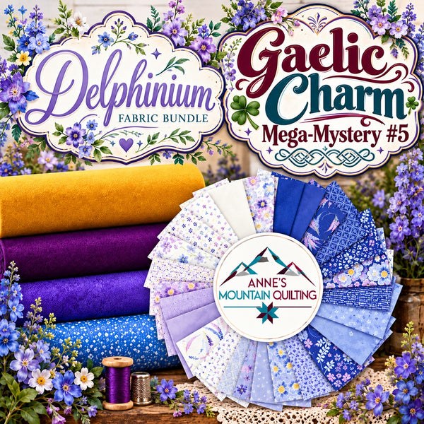 💜 Enchanted Delphinium Gaelic Charm Kit