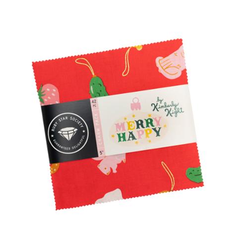 Ruby Star Christmas Design 5x5 squares