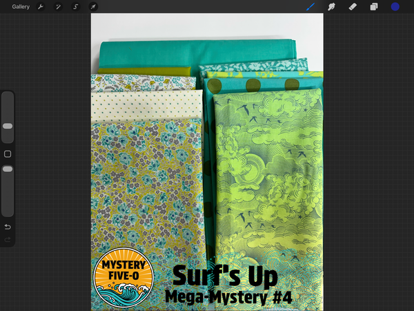 This kit gives a  tropical lagoon, sea glass, and island garden vibes. The aqua, teal, lime, and soft floral prints feel bright, fresh, and coastal while still being elegant.