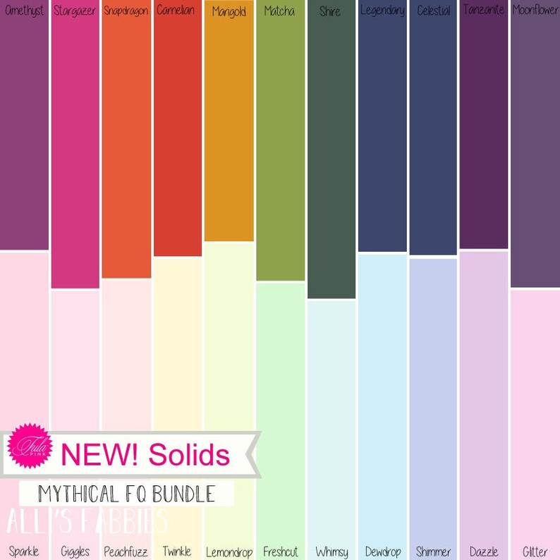 Tula Pink 22 solids 