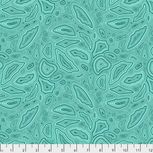 True Colors – Mineral - Aquamarine – PWTP148.AQUAMARINE - HALF YARD - Tula Pink for FreeSpirit