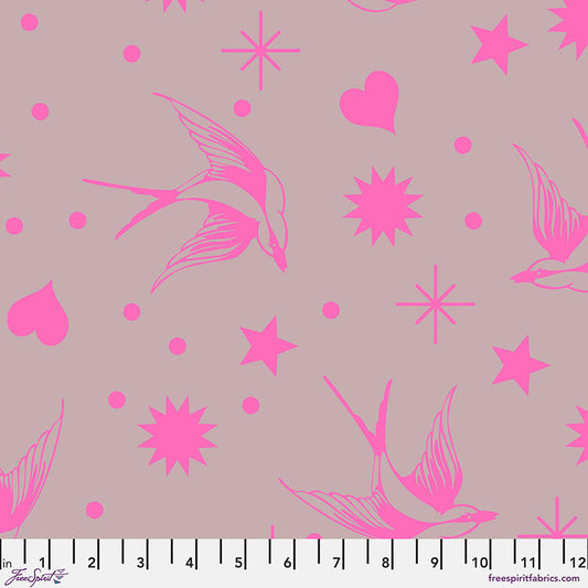 True Colors - Neon  Fairy Flakes - Cosmic- PWTP157.COSMIC - HALF YARD - Tula Pink for FreeSpirit