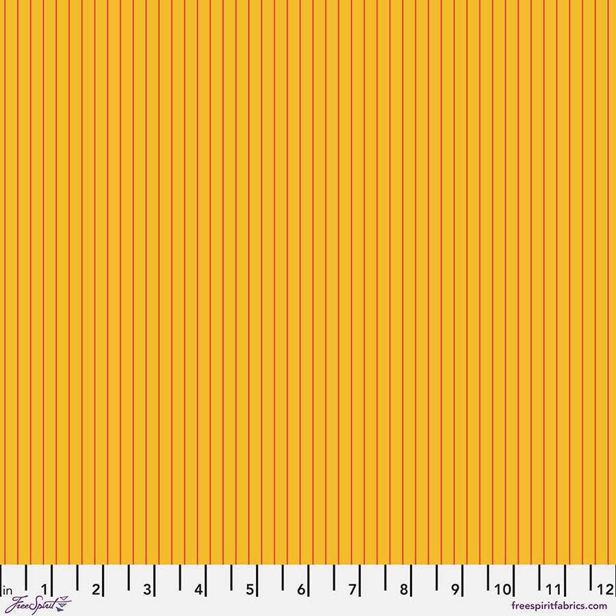 True Colors - Tiny Stripes - Sunrise - PWTP186.SUNRISE - HALF YARD - Tula Pink for FreeSpirit