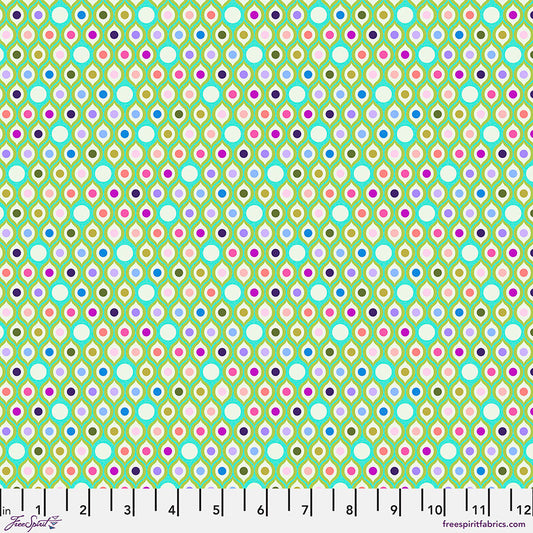 Parisville (DejaVu) - Eye Drops - Mint - PWTP192.MINT - HALF YARD - Tula Pink for FreeSpirit