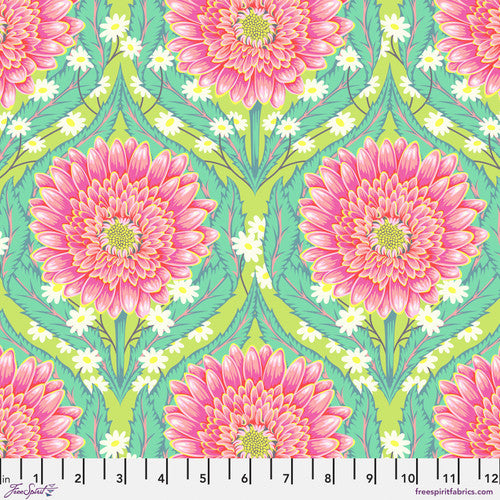 Untamed - Daisy and Confused - Moonbeam - PWTP236.MOONBEAM - HALF YARD - Tula Pink for FreeSpirit